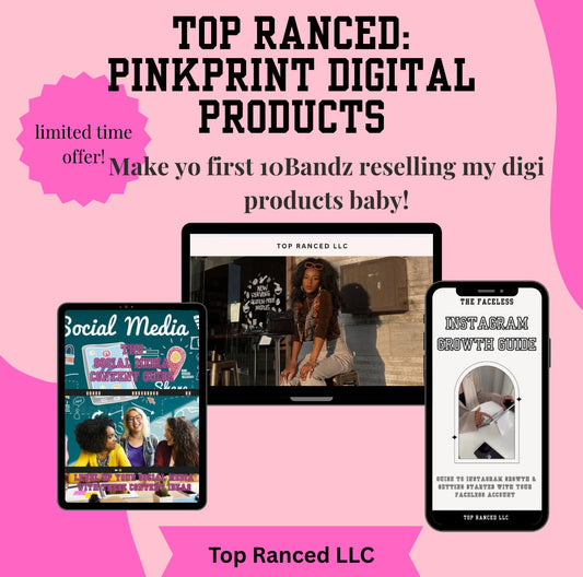 Top Ranced: PinkPrint Masterclass + Faceless Marketing BUNDLE