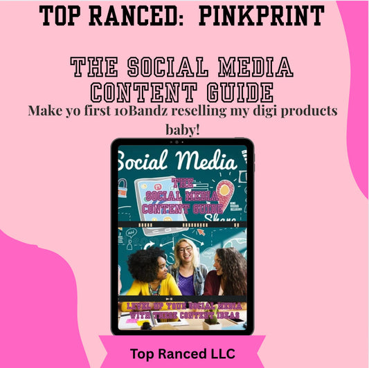 Top Ranced: PinkPrint 📓The Social Media Content Masterclass